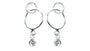 White Cubic Zirconia Earring
