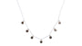A Silver With Gold Plate Necklace