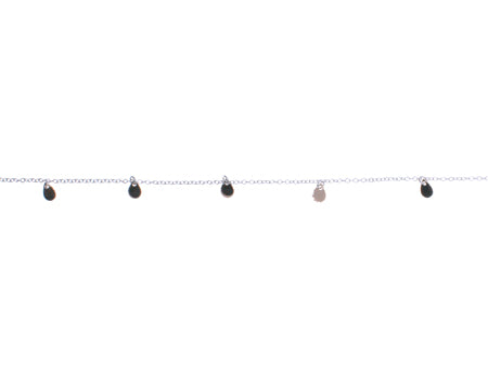 A Silver With Rose Gold Plate Bracelet