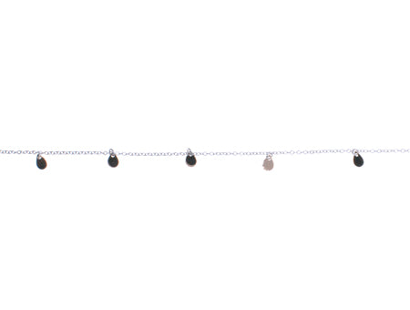 A Silver With Rose Gold Plate Bracelet