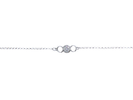 A White Cubic Zirconia Bracelet