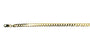 A Gold Plated on Silver Mens Curb Bracelet.