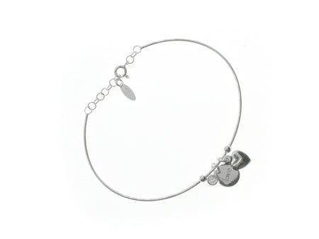 A White Cubic Zirconia Bangle