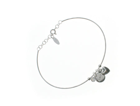 A White Cubic Zirconia Bangle