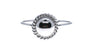 A Silver Ball Design Ring