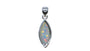 Opal And Cz Pendant