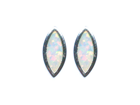 Opal Silver Earring