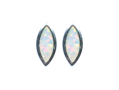 Opal Silver Earring