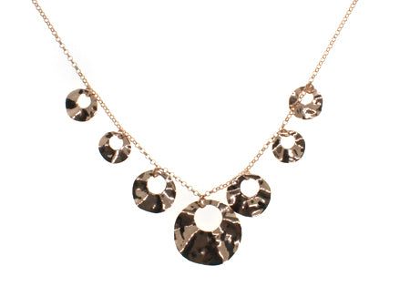 Silver with Rose Gold Plate Necklace