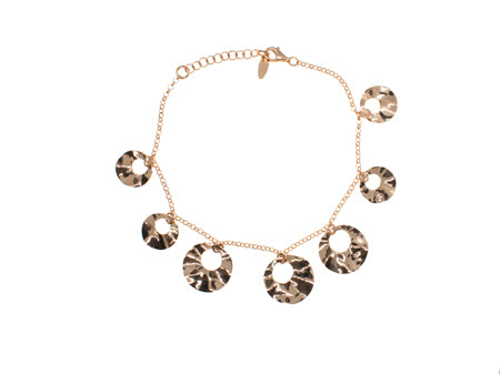 Silver with Rose Gold Plate Bracelet