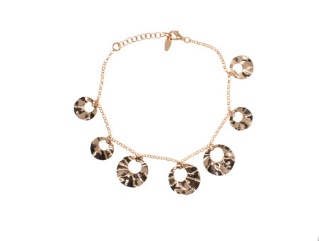 Silver with Rose Gold Plate Bracelet