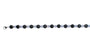 A Black Cubic Zirconic Bracelet
