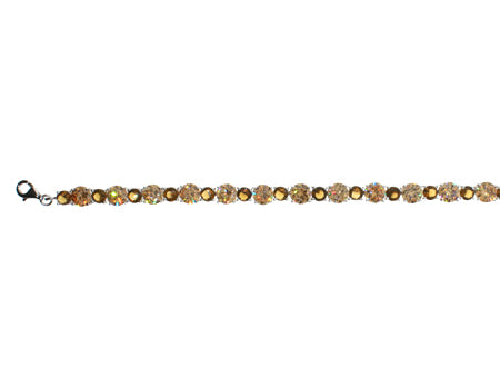 A Champayne Smokey Cubic Zirconic Bracelet