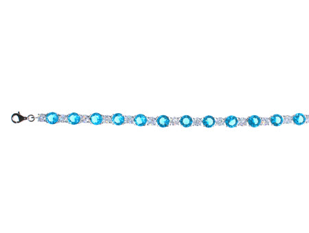 A Aquamarine Cubic Zirconic Bracelet