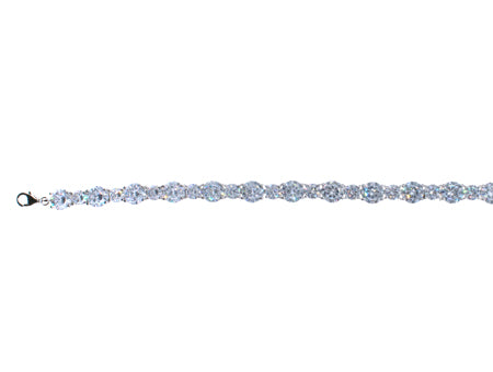A White Cubic Zirconic Bracelet