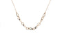 A Silver With Rose Gold Plate Necklace