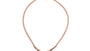 A Silver with Rose Gold Plate Necklace