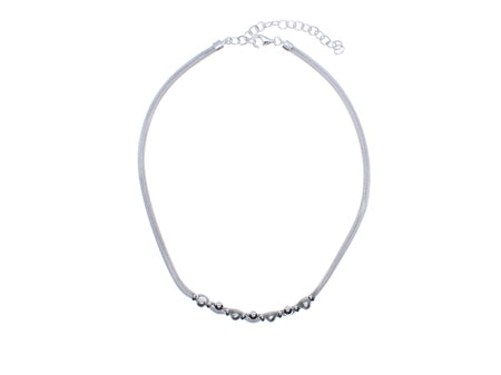 A Simply Silver Necklace.