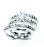 A White Cubic Zirconia Ring