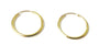 9 CT Yellow Gold Sleepers 14 mm