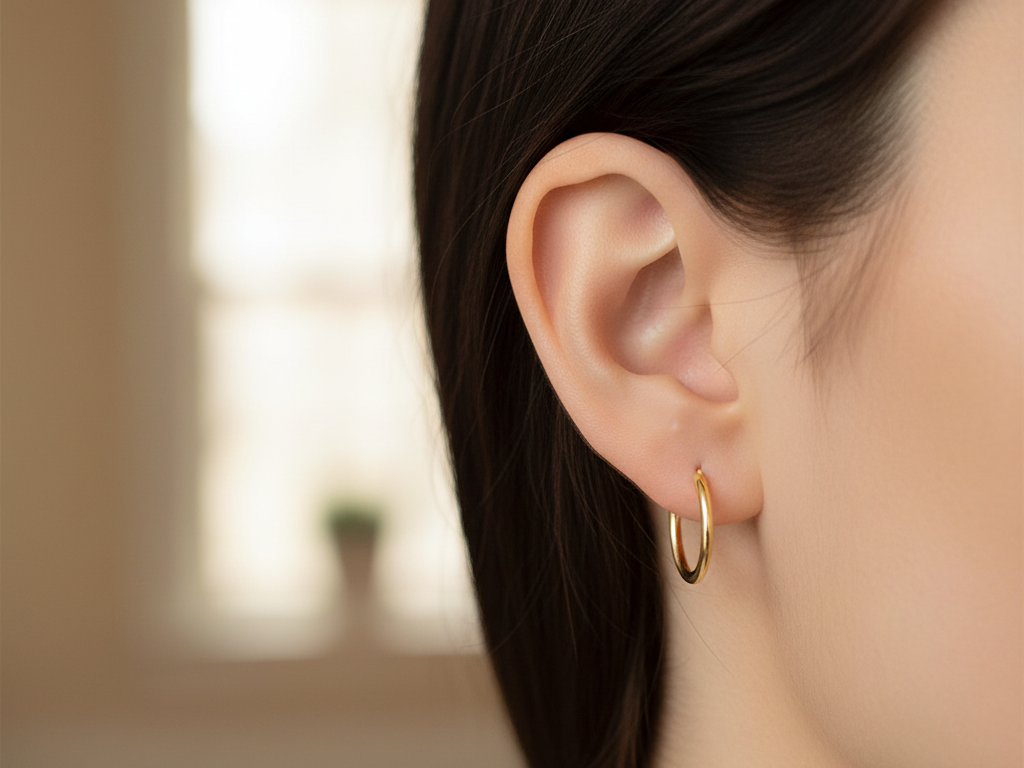 9 CT Yellow Gold Sleepers 14 mm