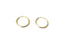 9 CT Yellow Gold Sleepers 10 mm
