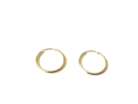 9 CT Yellow Gold Sleepers 10 mm