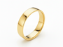 9ct Yellow Gold 6mm Flat Wedding Ring