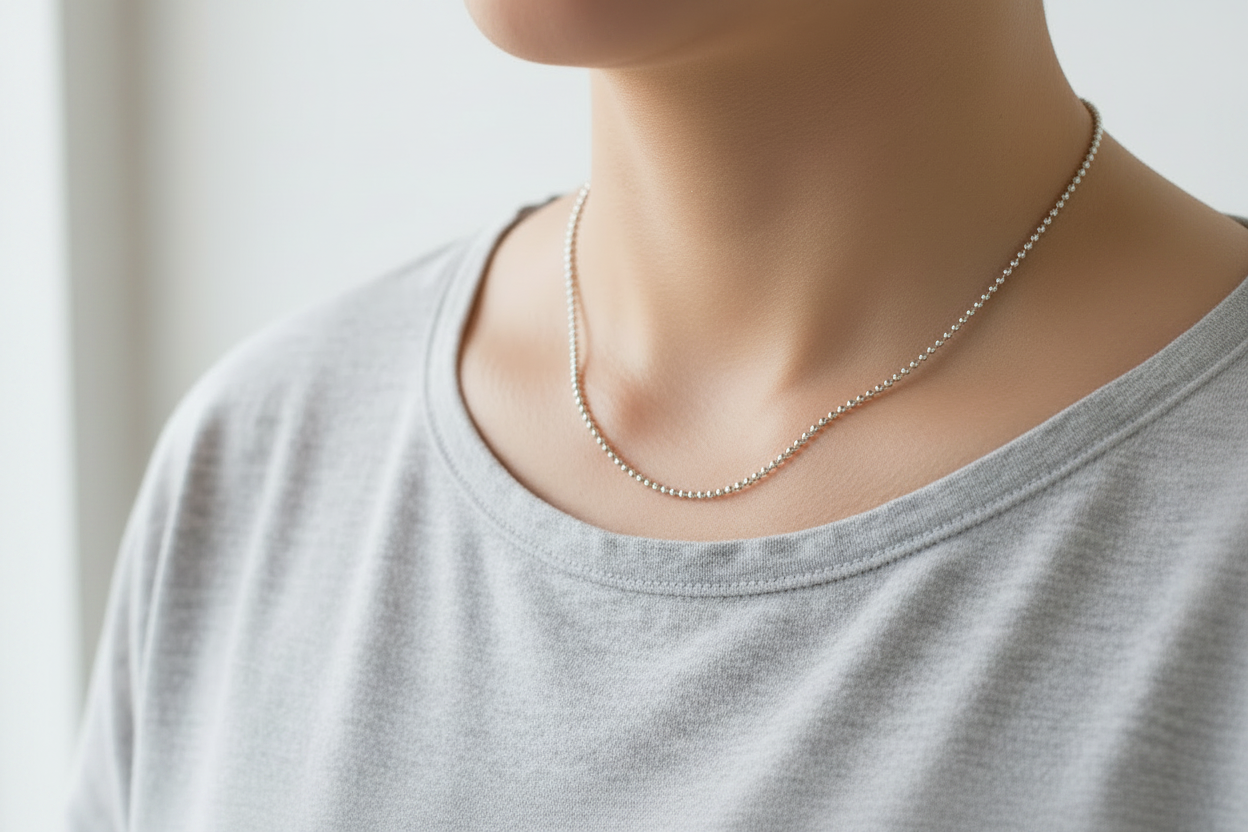 Ball Silver Chain 1.5mm