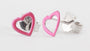 A Kids Pink Heart Earring