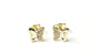A Kids Yellow Gold Plated Silver Butterfly Earring.