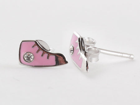 A Kids Pink Converse Earring