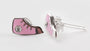 A Kids Pink Converse Earring