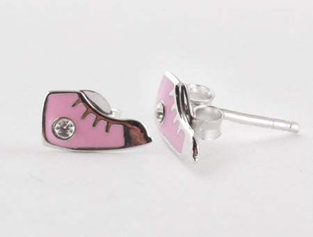 A Kids Pink Converse Earring