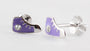 A Kids Purple Converse Earring