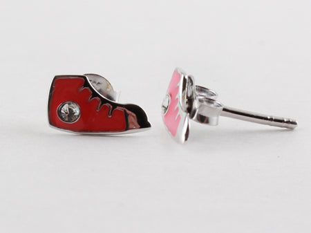 A Kids Red Converse Earring