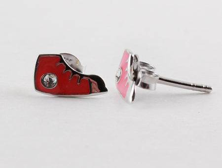 A Kids Red Converse Earring