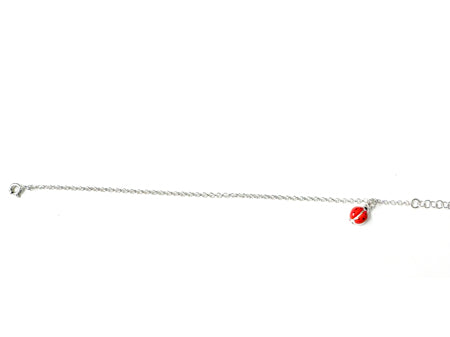 A Kids Ladybird Charm Bracelet