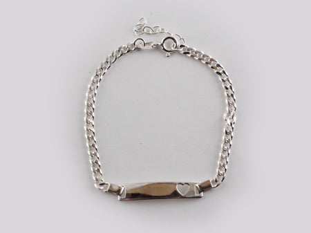 A Kids Heart Id Braclet