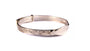 Kids Silver Celtic Expandable Bangle with Disc.