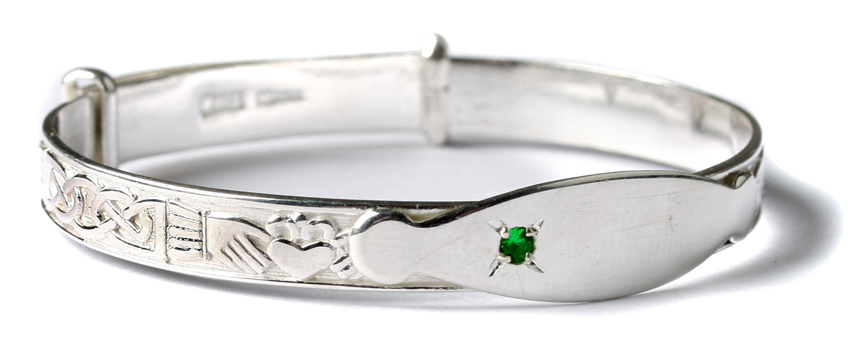 Kids Claddagh  Expandable Bangle.