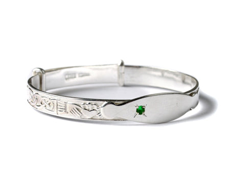 Kids Claddagh  Expandable Bangle.