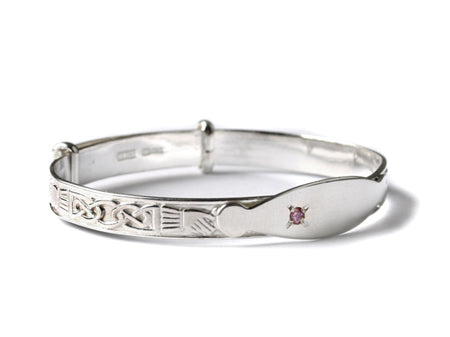 Kids Claddagh  Expandable Bangle.
