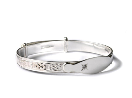 Kids Claddagh  Expandable Bangle.