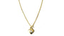 A Kids Heart Yellow Gold Silver Necklace
