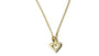 A Kids Heart Silver Gold Plated Necklace