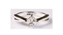 A Kids White Cz Silver Ring.