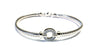 New A White Cubic Zirconia Bangle