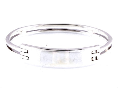 Silver Gents Bangle