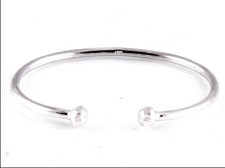 Silver Torq Bangle